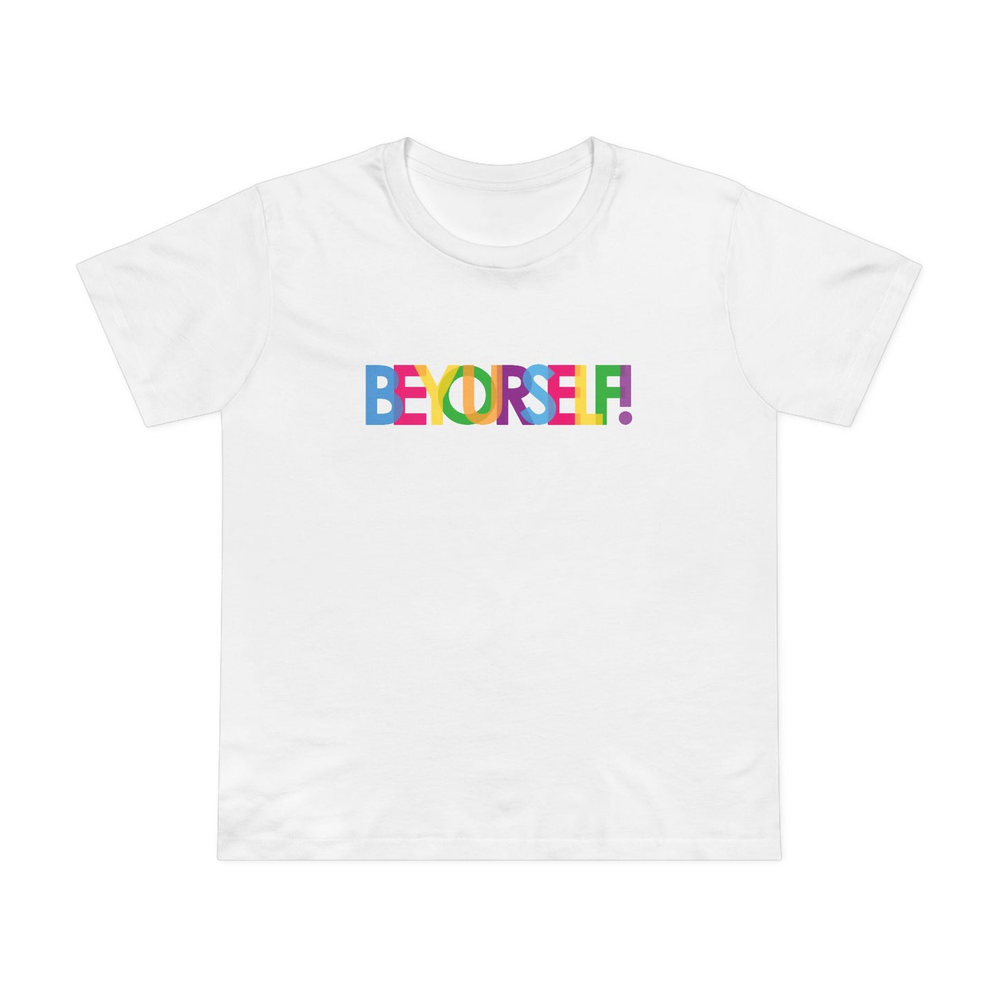 Inspirational Women’s Maple Tee - Be Yourself Graphic T-Shirt