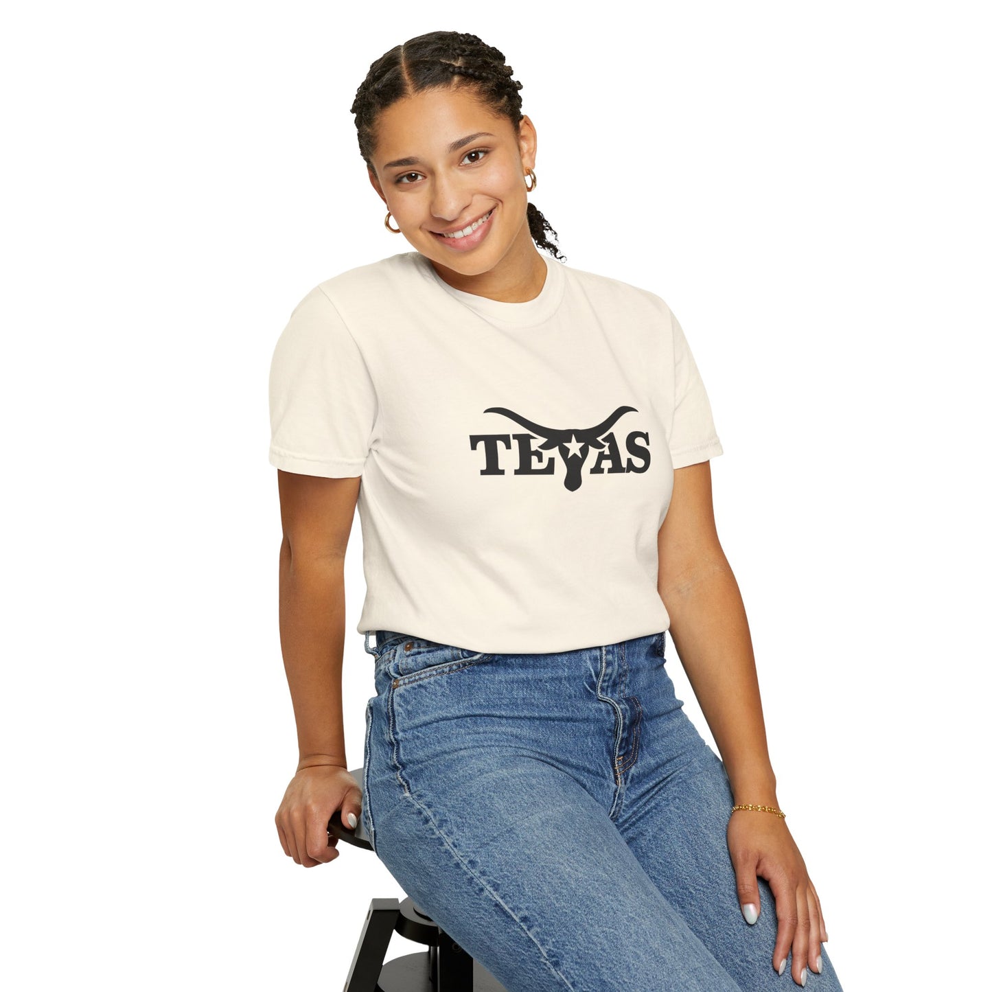 Texas Unisex Garment-Dyed T-Shirt - Cool Western Vibe for Everyday Wear