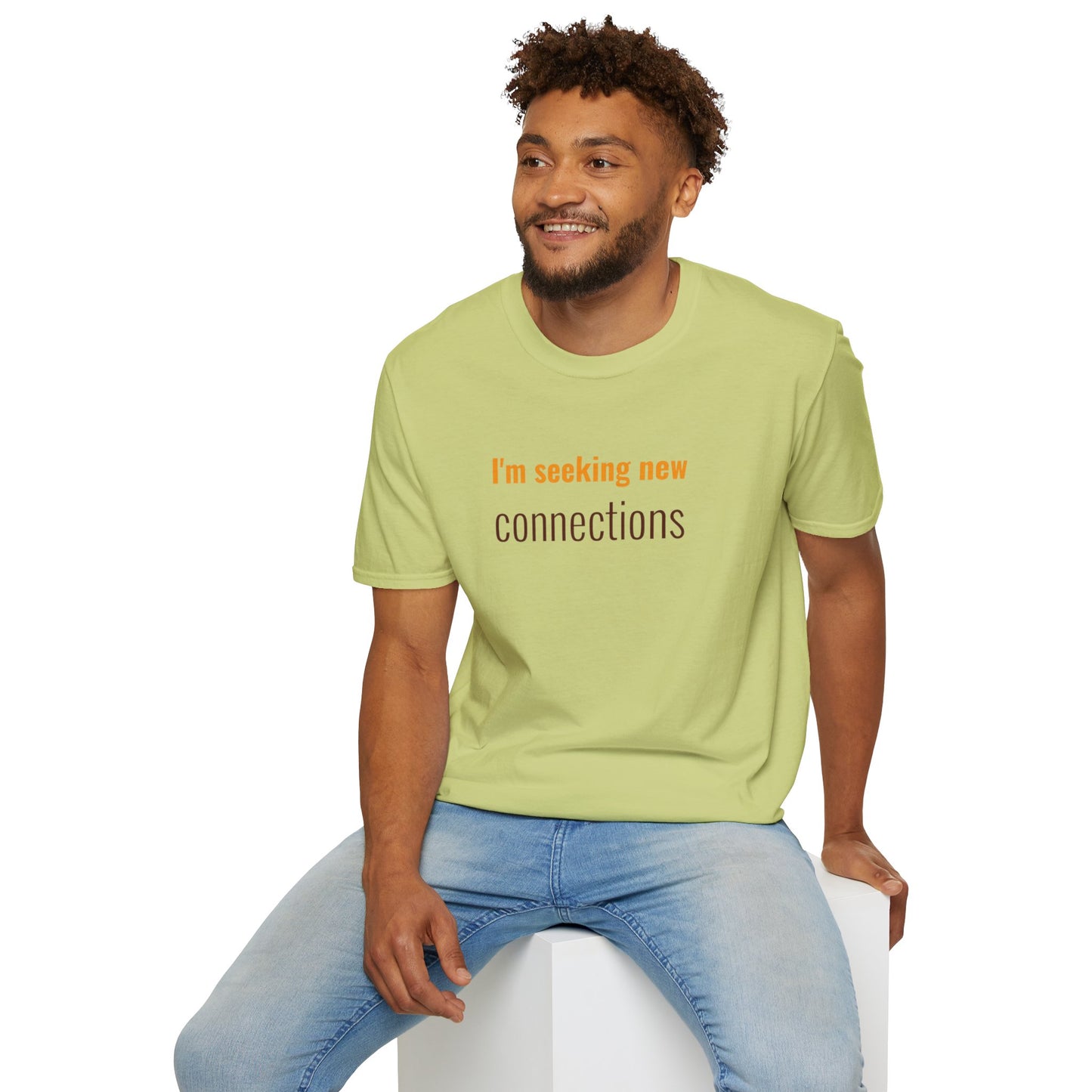 I'm Seeking New Connection Unisex Softstyle T-Shirt