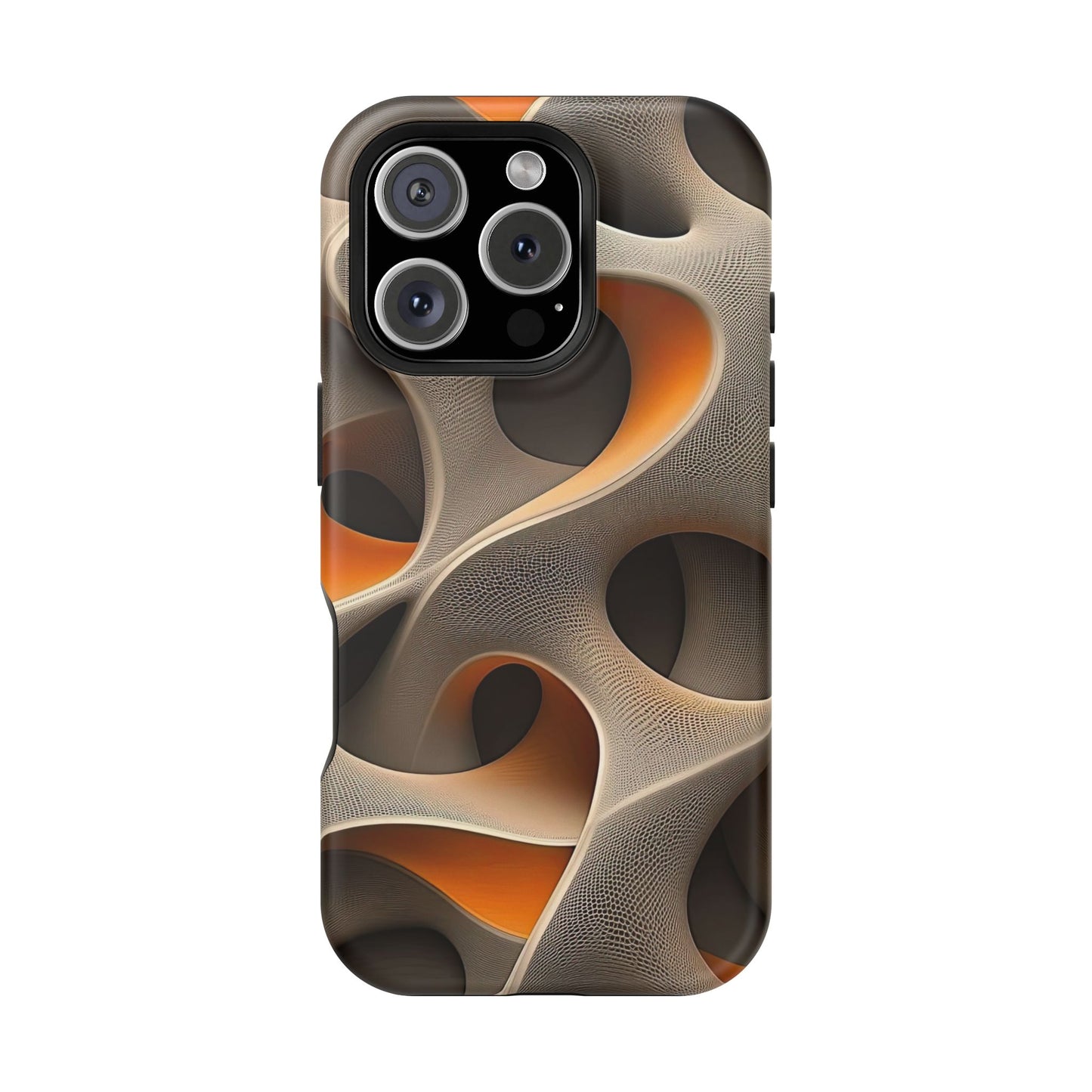 Stylish Magnetic Phone Cases, Abstract Geometric Design