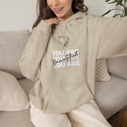 You Are Beautiful Hooded Sweatshirt
