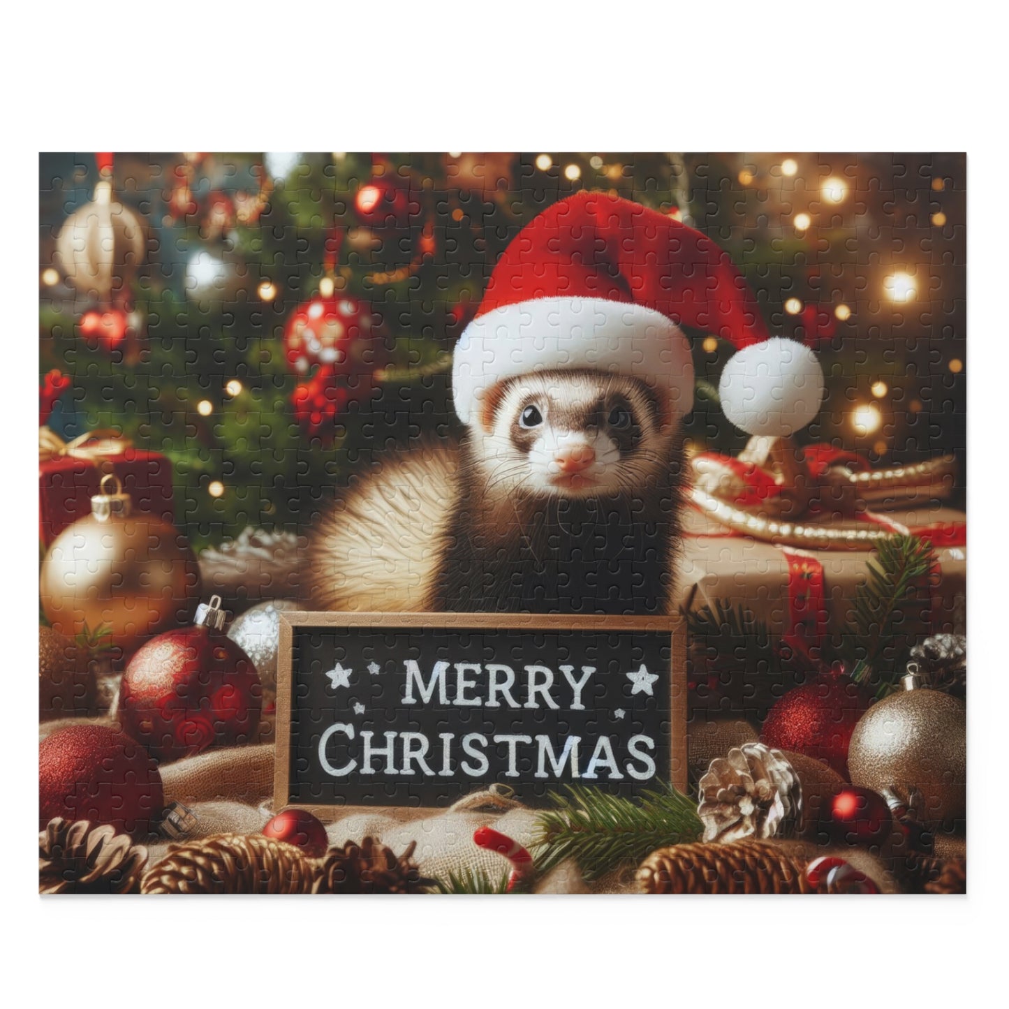 Merry Christmas Ferret (120, 252, 500-Piece)