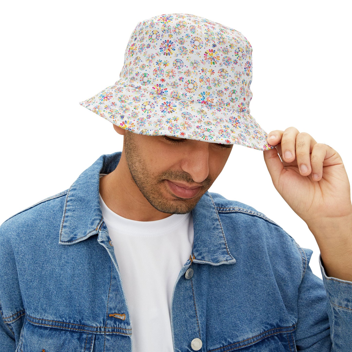 Vibrant Vibes Bucket Hat (AOP)