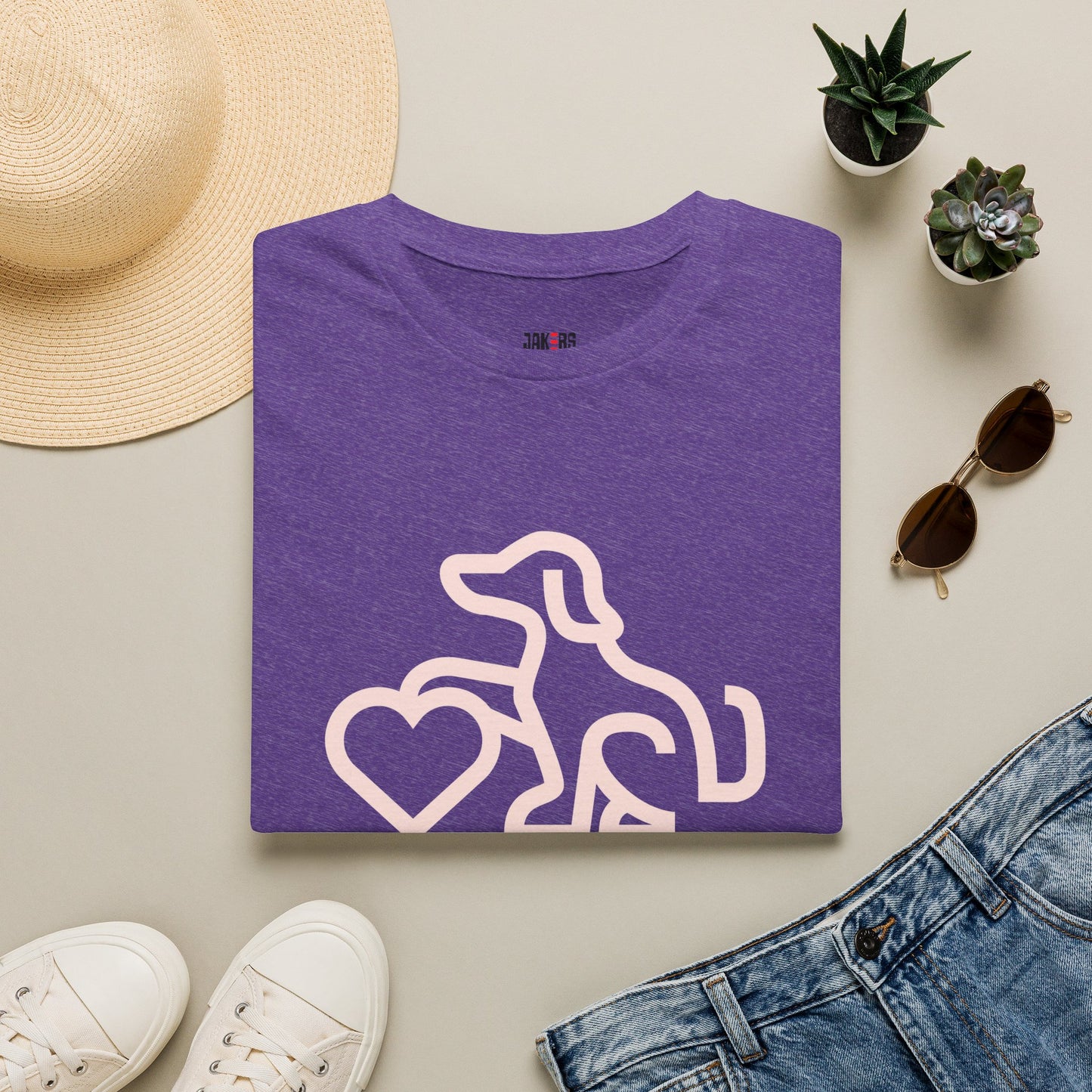 Dog Lover Unisex T-Shirt - At Least My Dog Loves Me