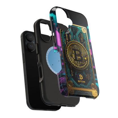 Bitcoin Magnetic Phone Case, Unique Phone Cover