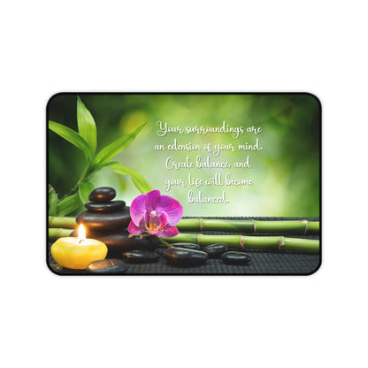 Zen Desk Mat for Mindfulness