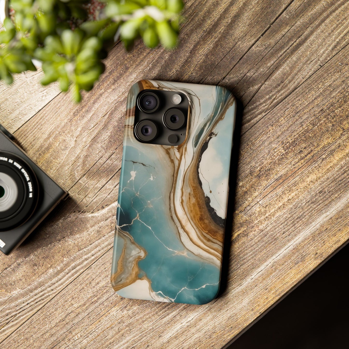 Marble Slim Phone Case, Stylish Protective Cover