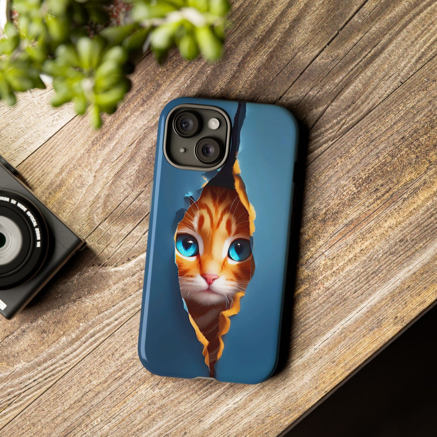 Curious Kitten Tough  Case for iPhone