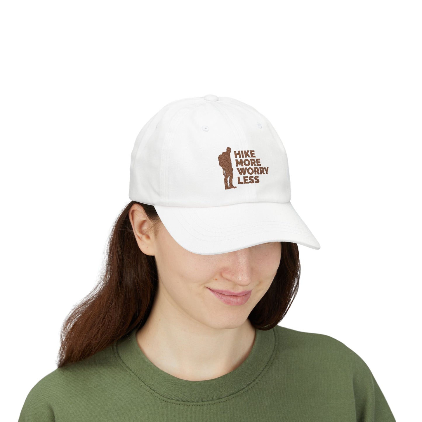 Hike More Worry Less Classic Dad Cap / embroidered