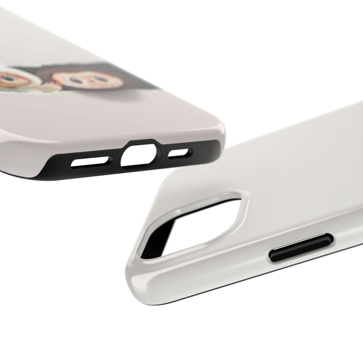 The Monsters Tough Case for iPhone Models and Variations – Dual Layer Protective Cover, Playful Design, Cute Mobile Accessory