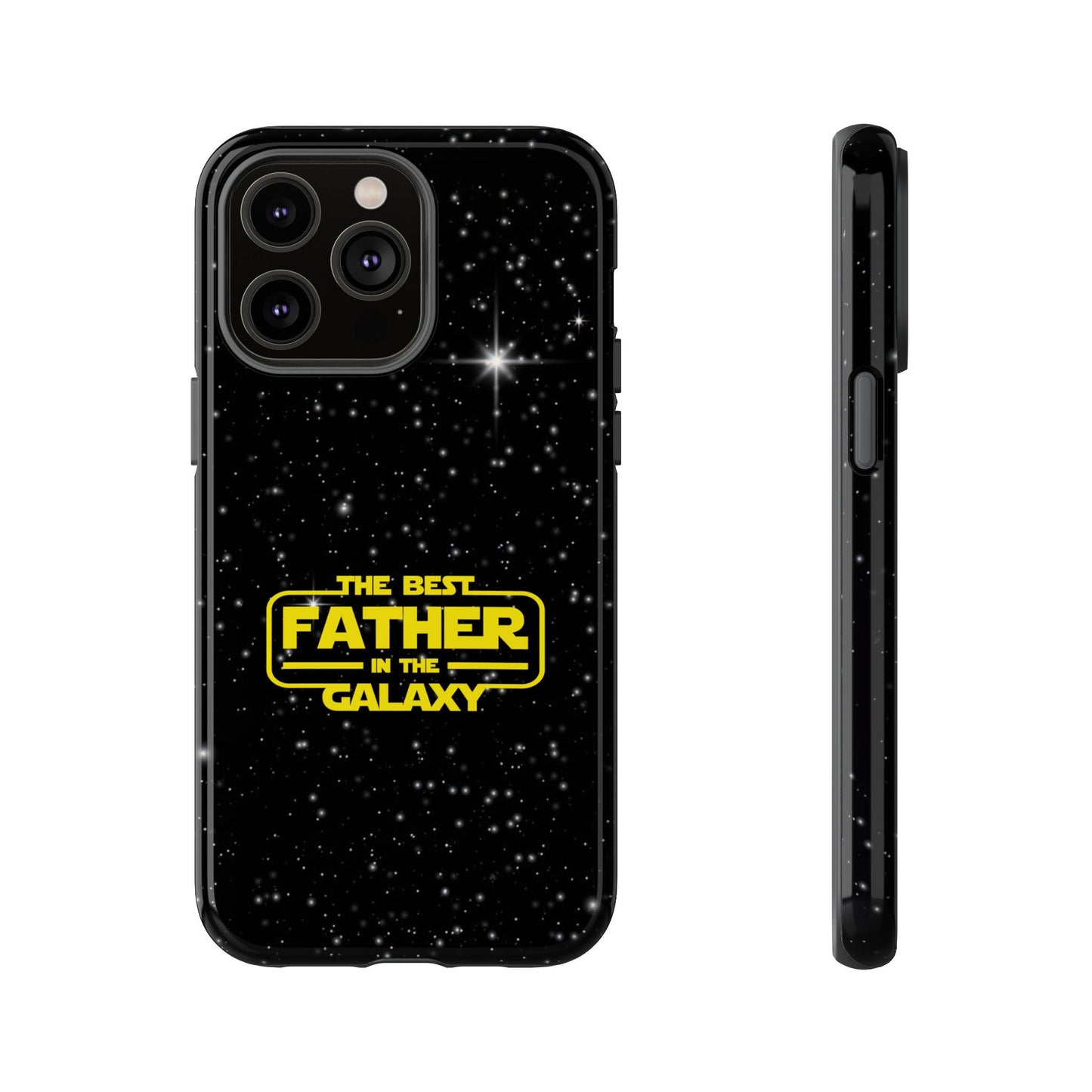Galaxy-Themed iPhone Tough Case - Perfect Gift for the Best Father