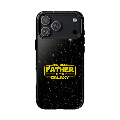 Galaxy-Themed iPhone Tough Case - Perfect Gift for the Best Father
