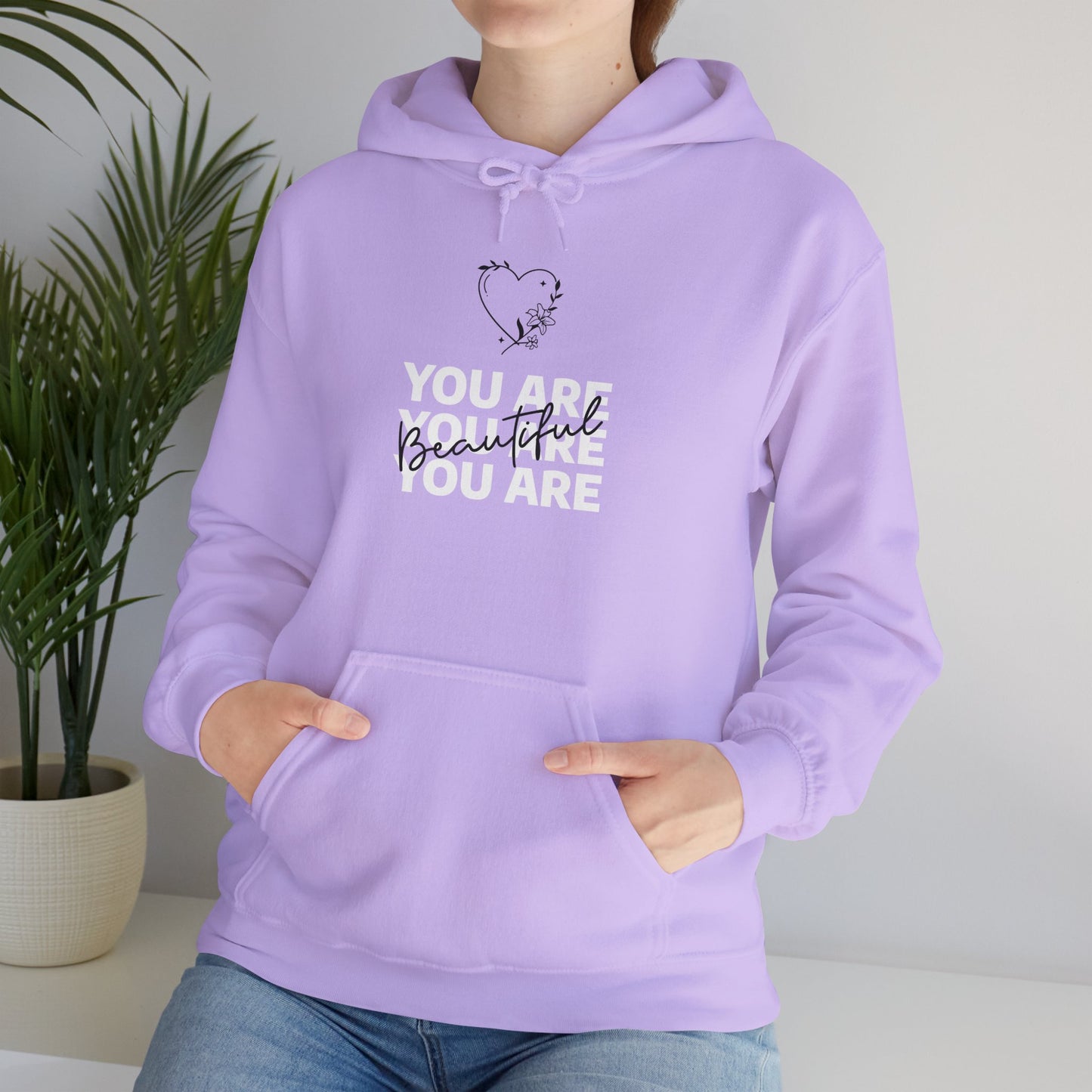 You Are Beautiful Unisex Heavy Blend™ Hooded Sweatshirt