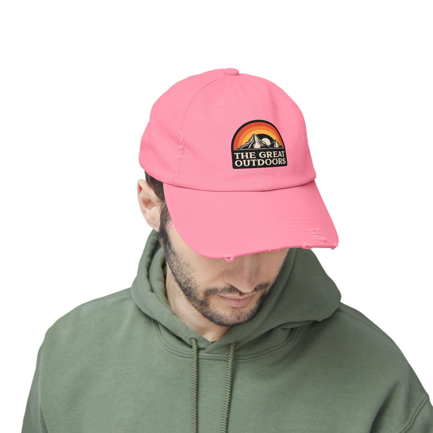 The Great Outdoors Unisex Distressed Cap