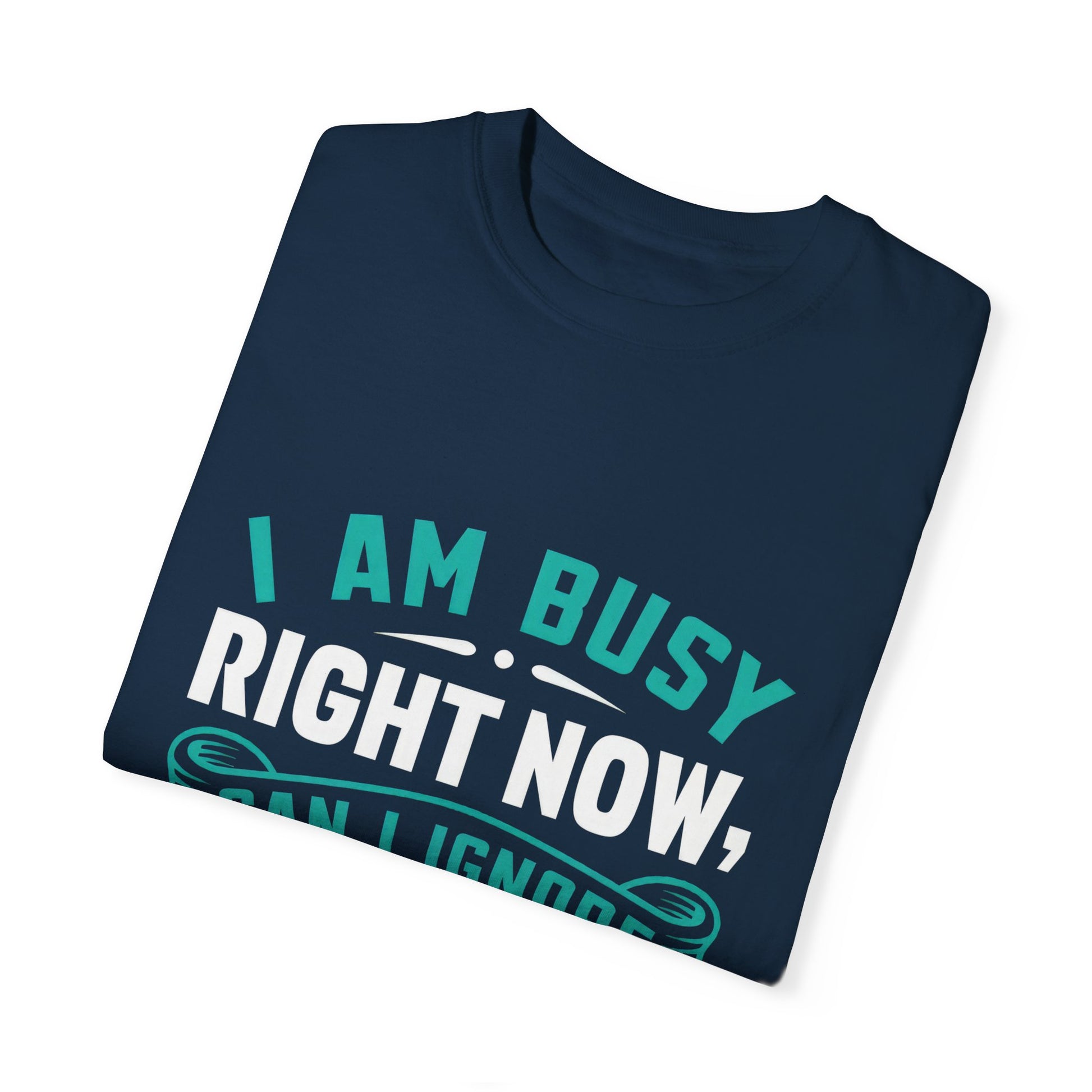 Funny Unisex T-Shirt - 'I Am Busy Right Now, Can I Ignore You Some Other Time?'