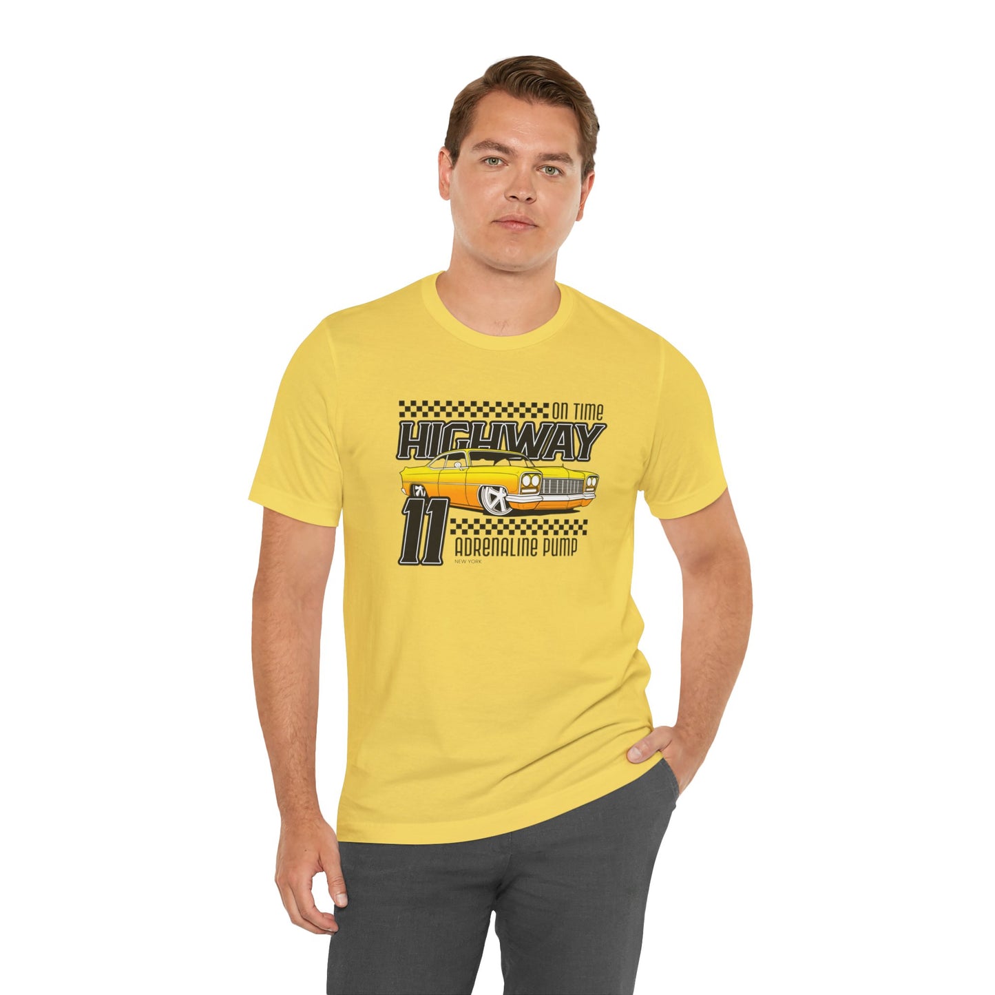 On Time Highway Adrenaline Pump Unisex Jersey Short Sleeve Tee