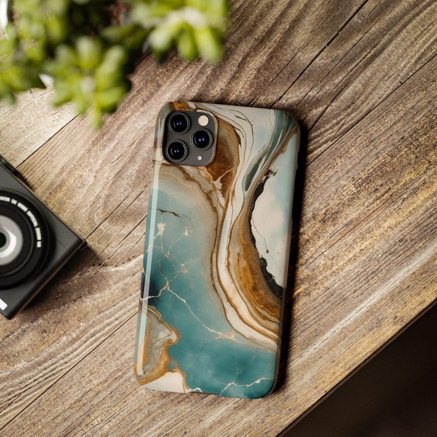 Marble Slim Phone Case, Stylish Protective Cover