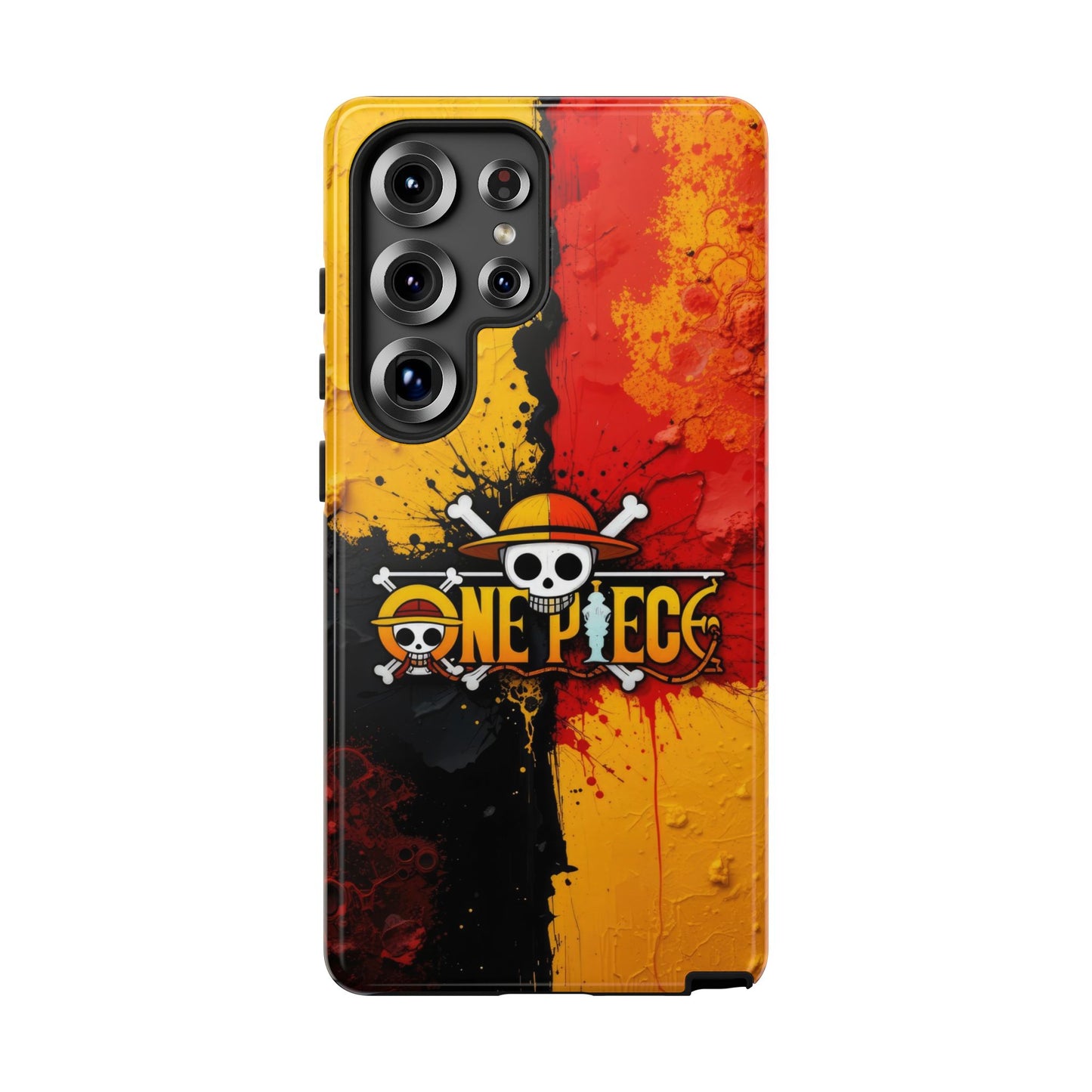 One Piece Samsung Tough Phone Case, Anime Vibrant Design