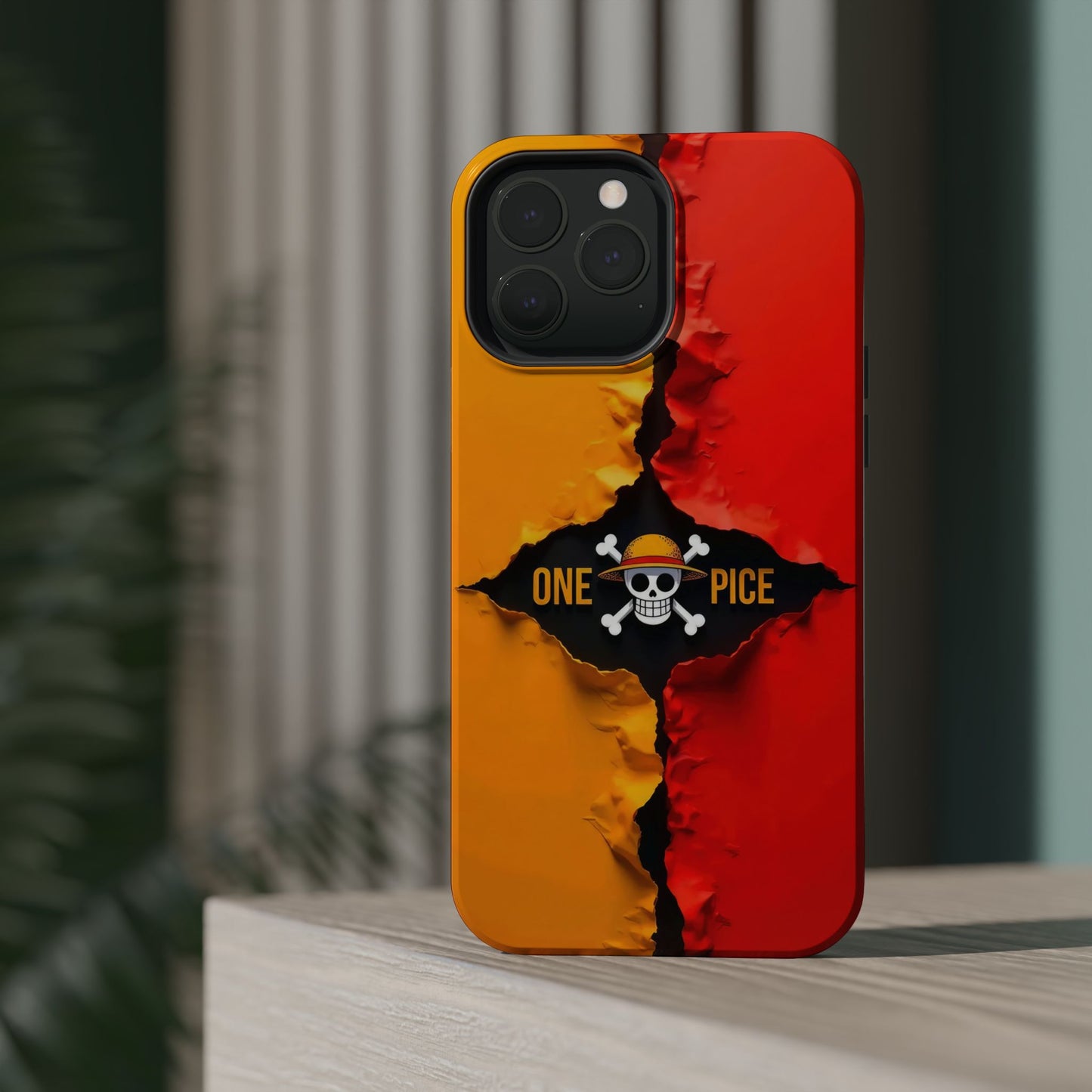 Bold One Piece Magnetic Tough Cases, Anime Phone Cover