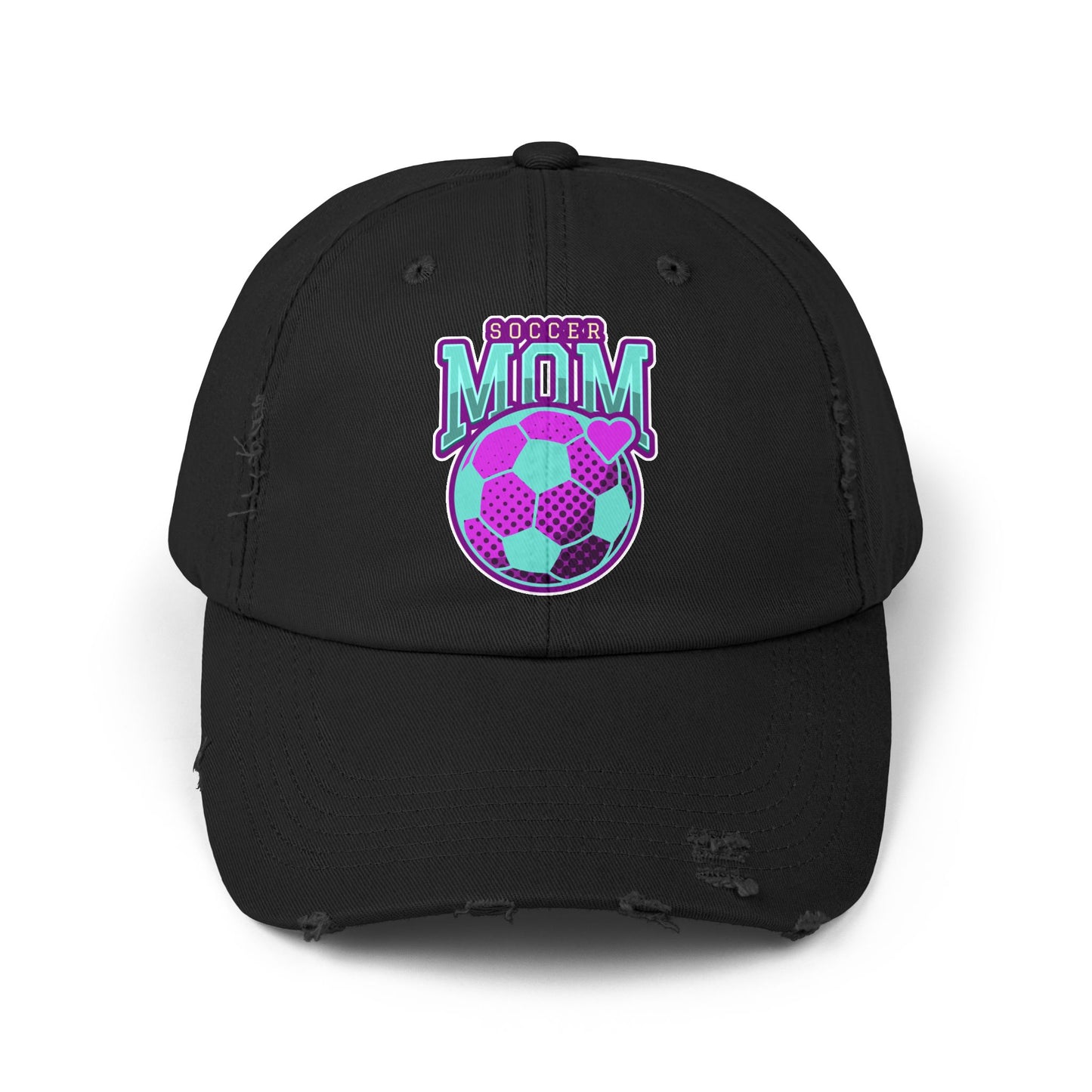 Soccer Mom Unisex Distressed Cap