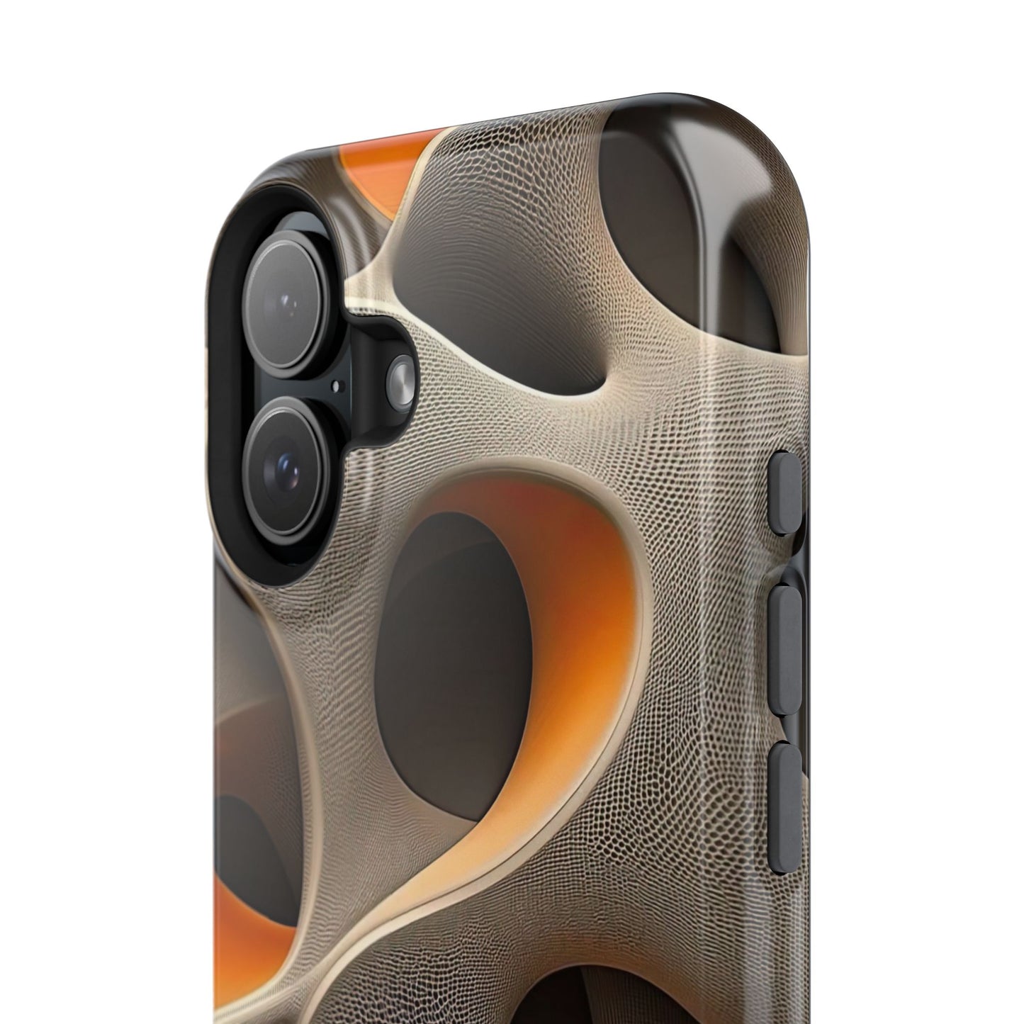 Stylish Magnetic Phone Cases, Abstract Geometric Design