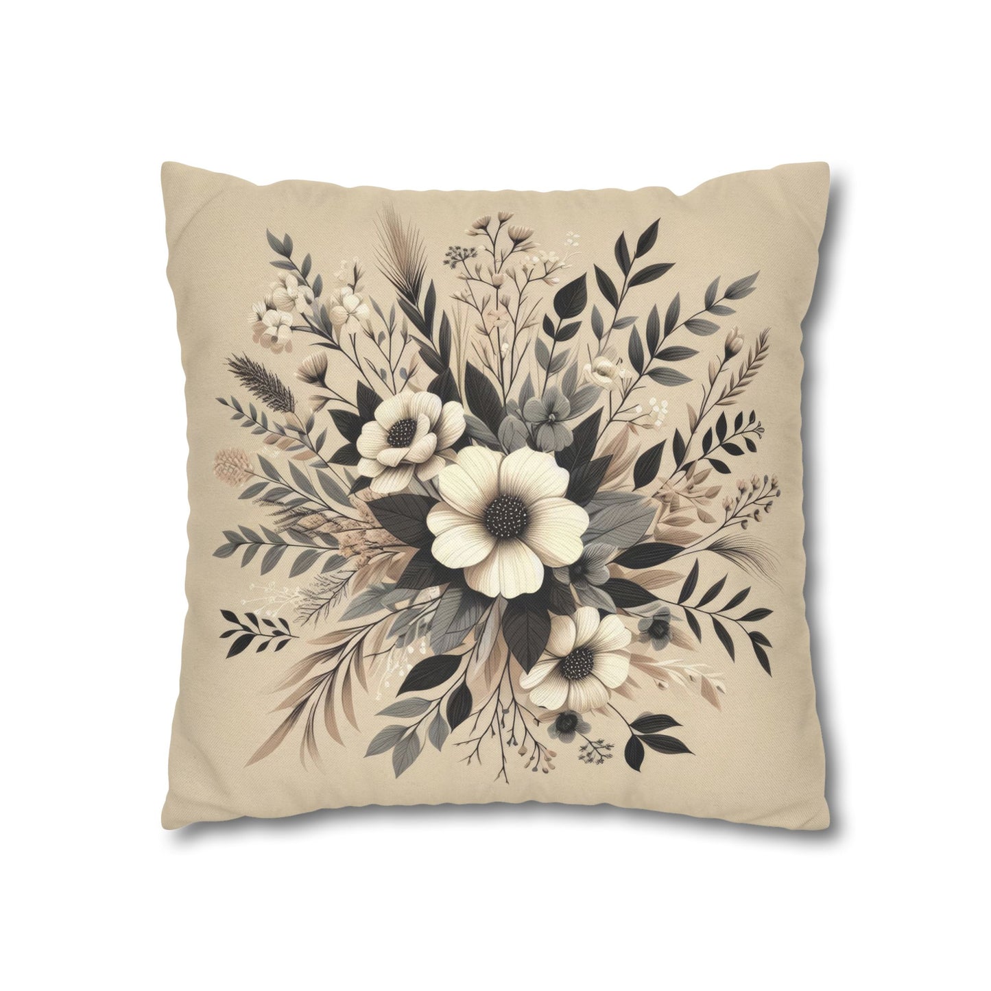 Autumn's Embrace Spun Polyester Square Pillowcase