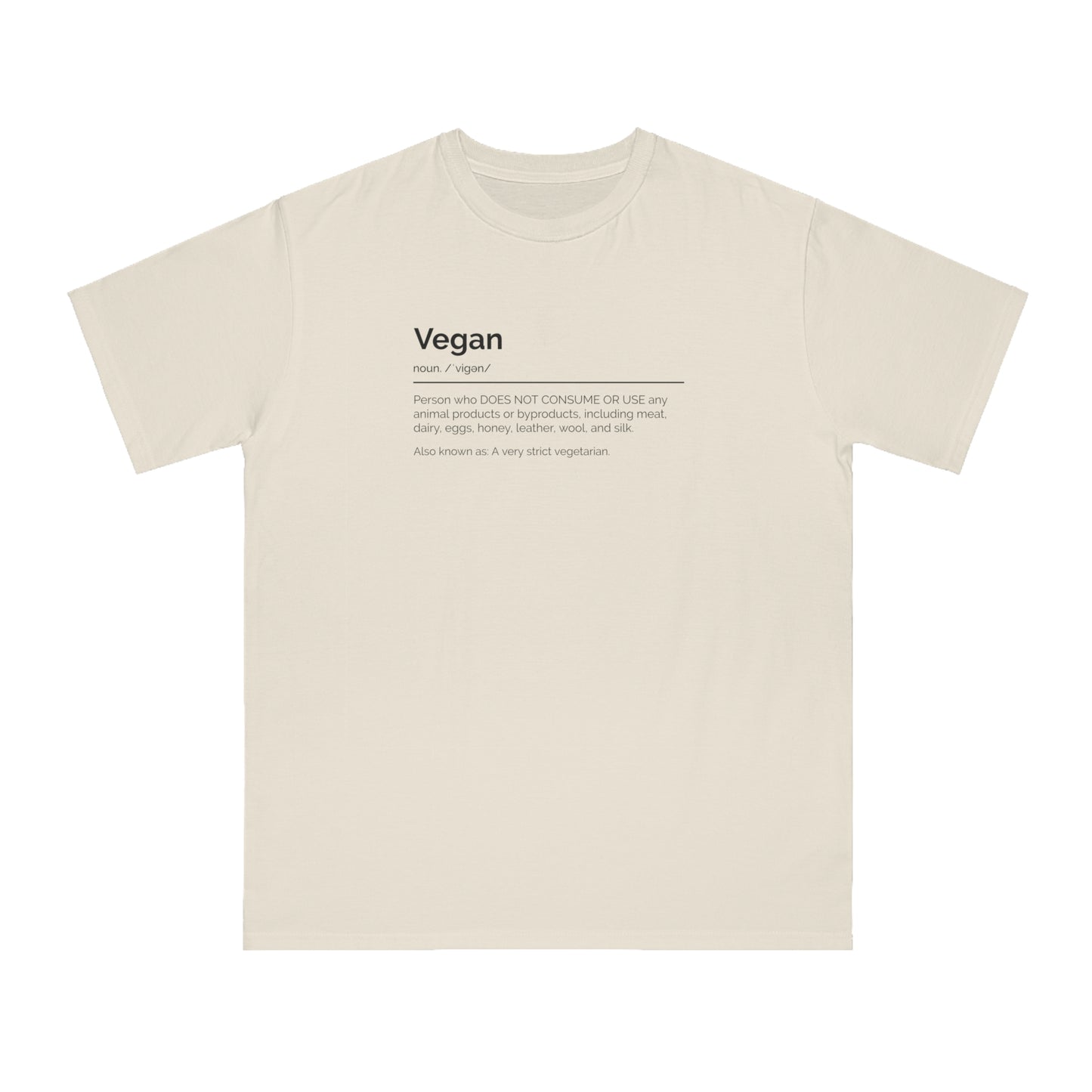 Vegan Organic Unisex Classic T-Shirt