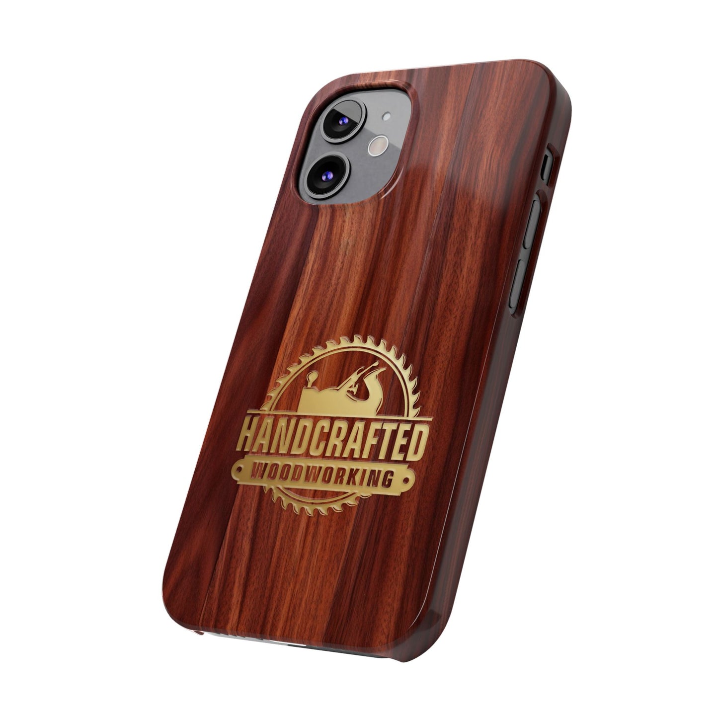 Woodworking Logo Slim Cases, iPhone