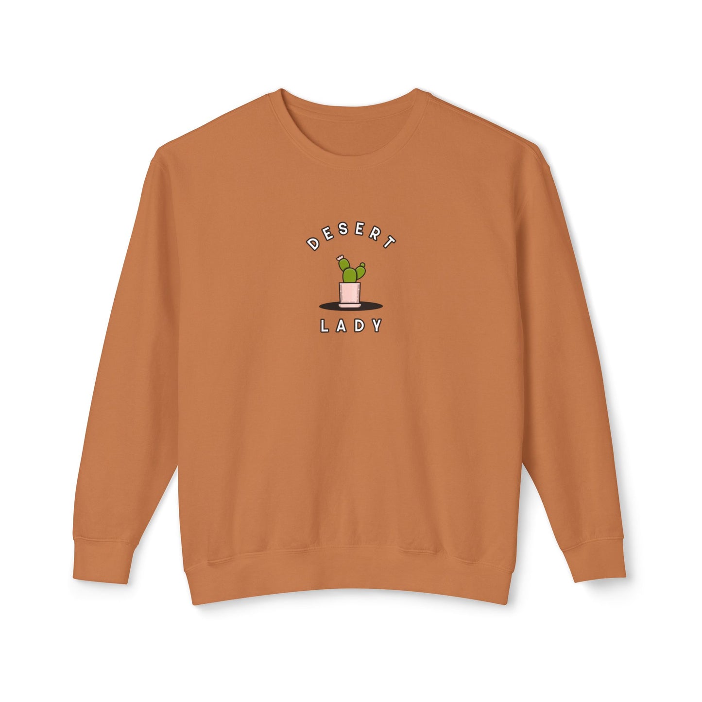 Desert Lady Unisex Lightweight Crewneck Sweatshirt
