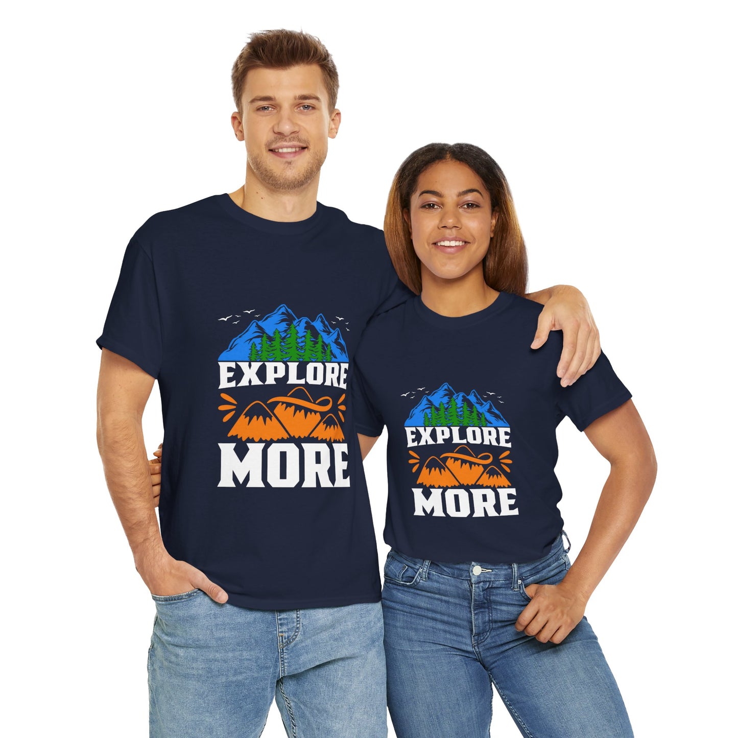 Explore More Adventure Tee - Unisex Heavy Cotton T-Shirt