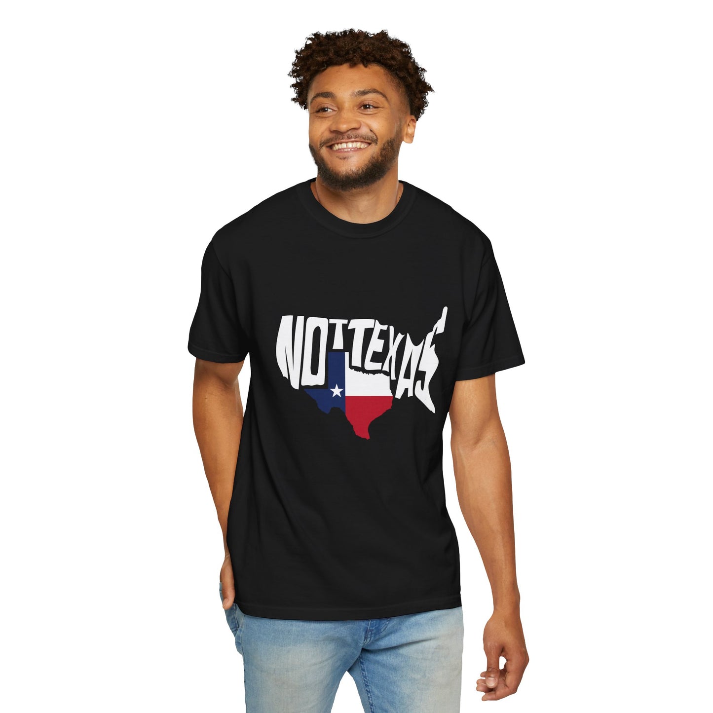 Unisex Garment-Dyed T-Shirt - Texas Graphic Tee - Fun Casual Wear for Texas Lovers