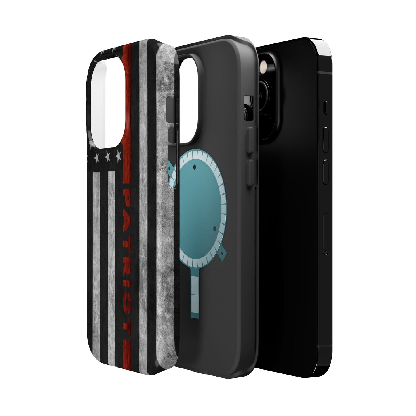 Red Line Magnetic Phone Cases, Firefighter Gift