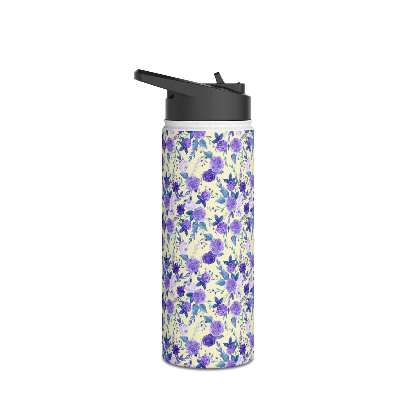 Violet Stainless Steel Water Bottle, Standard Lid