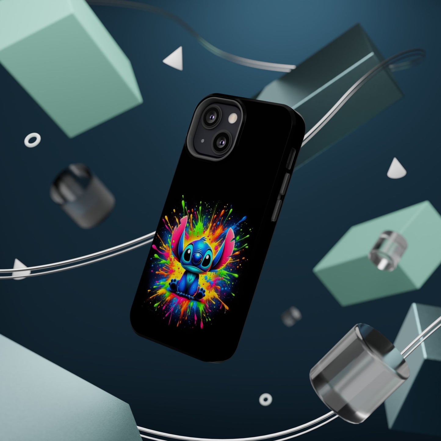 Colorful Cartoon Phone Case, Magnetic Tough Cover