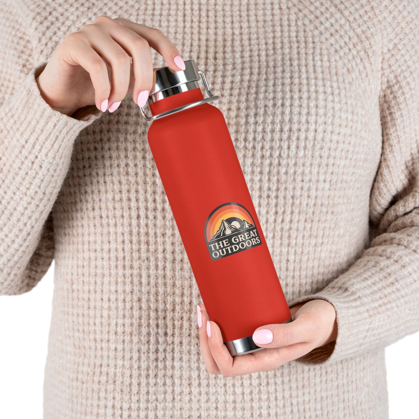 The Great Outdoors Copper Vacuum Insulated Bottle, 22oz