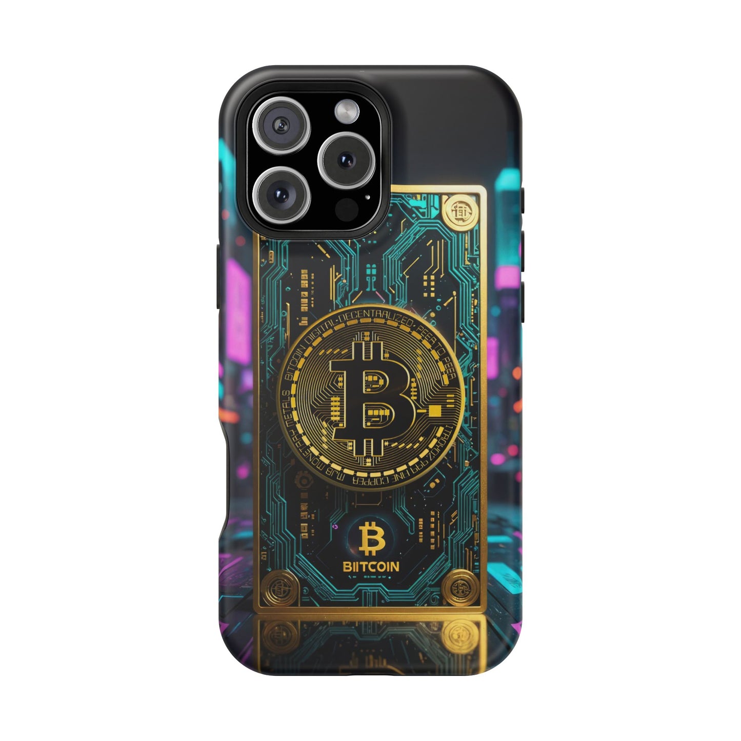 Bitcoin Magnetic Phone Case, Unique Phone Cover