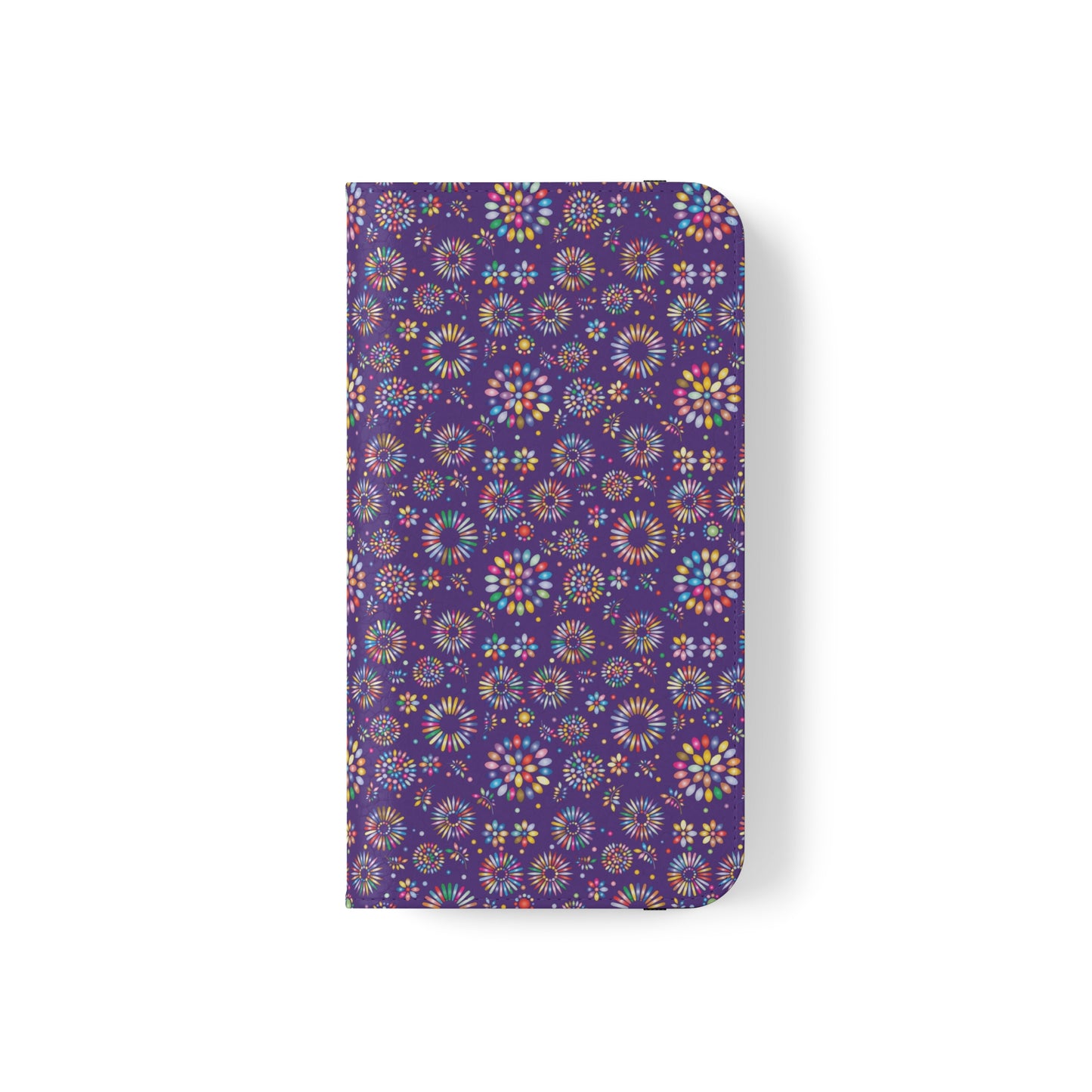 Vibrant Vibes Flip Cases / Purple