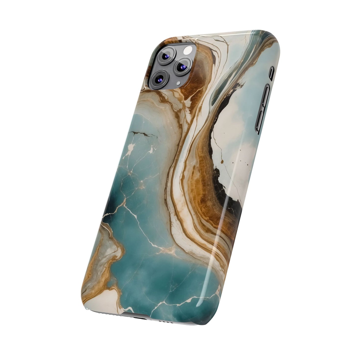 Marble Slim Phone Case, Stylish Protective Cover