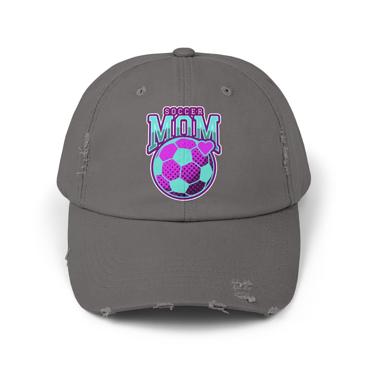 Soccer Mom Unisex Distressed Cap