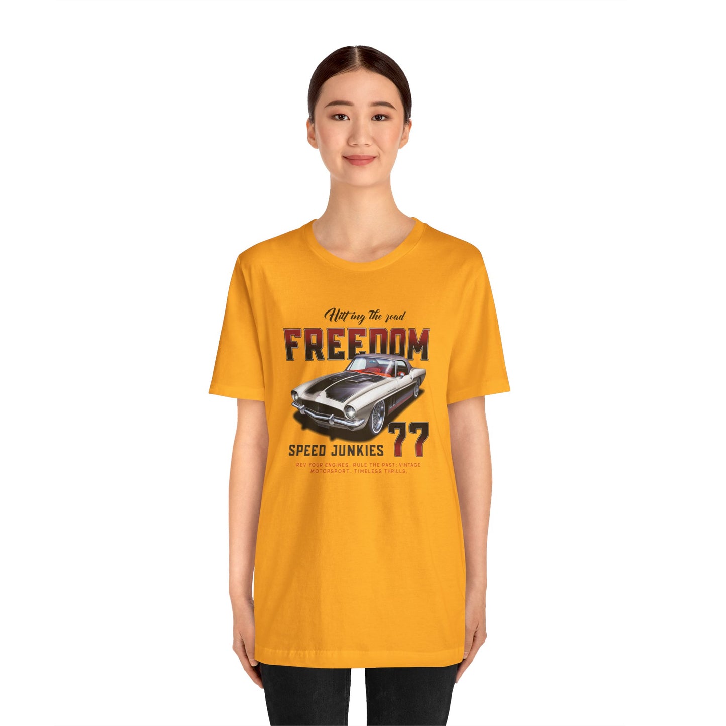 Hitting The Road Freedom Unisex Jersey Short Sleeve Tee