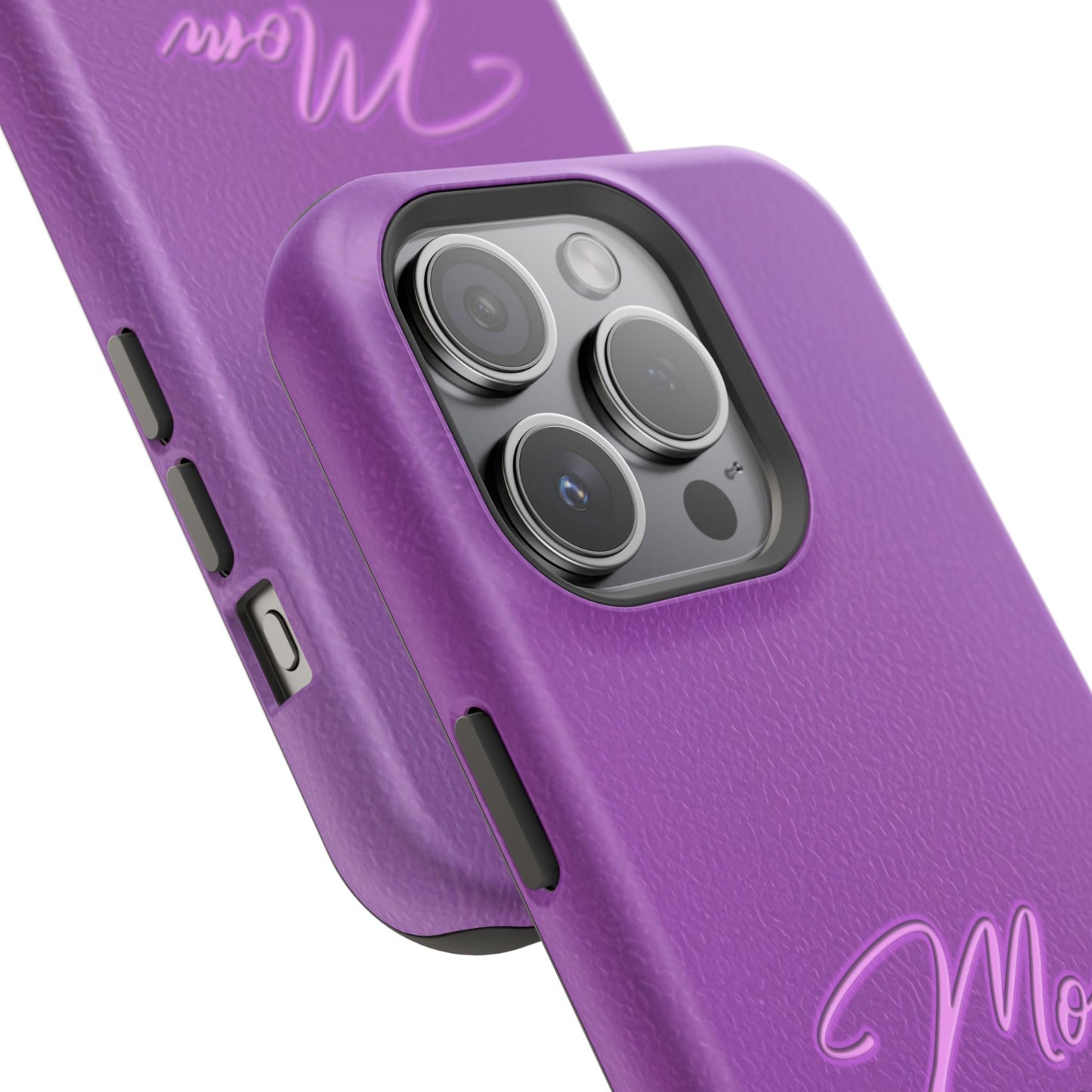 Mom On Duty Impact-Resistant Case, Purple Case for Mothers