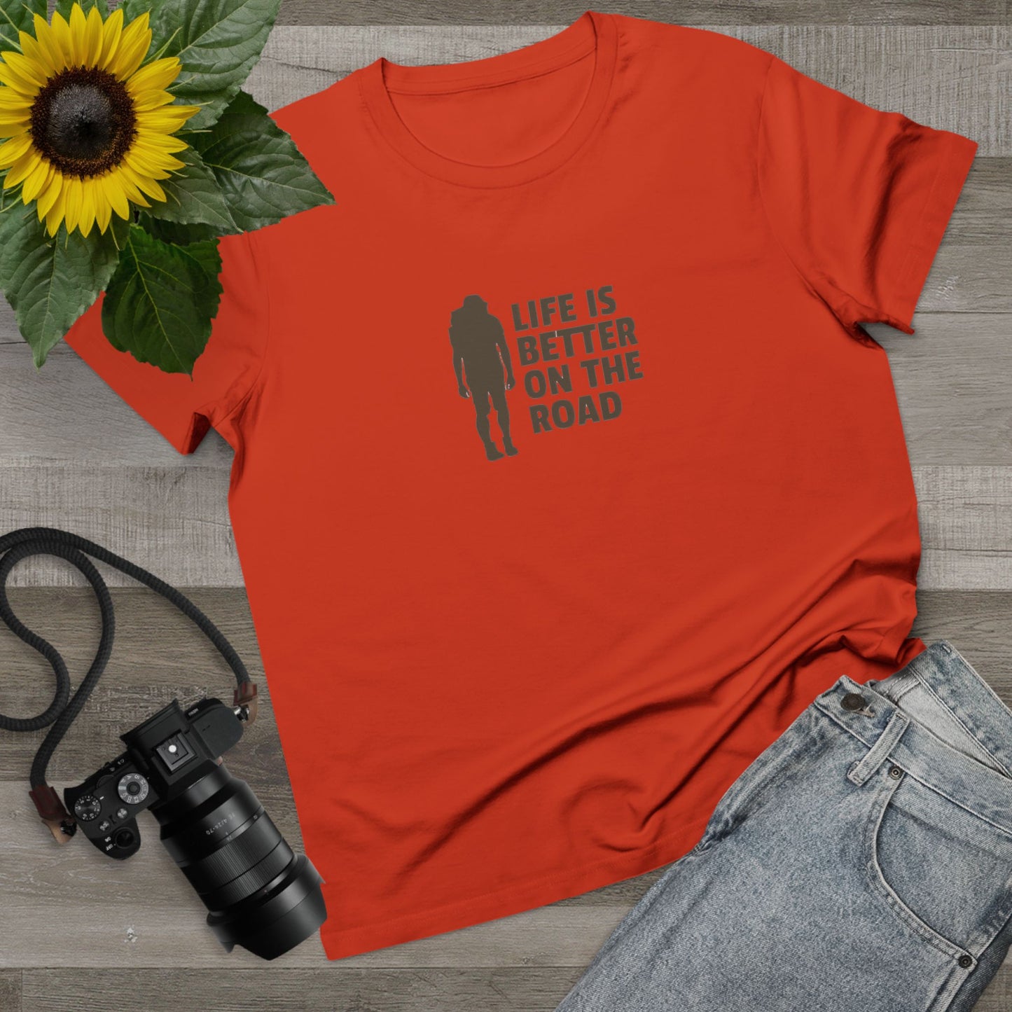 Life Is Better On The Road Women’s Maple Tee