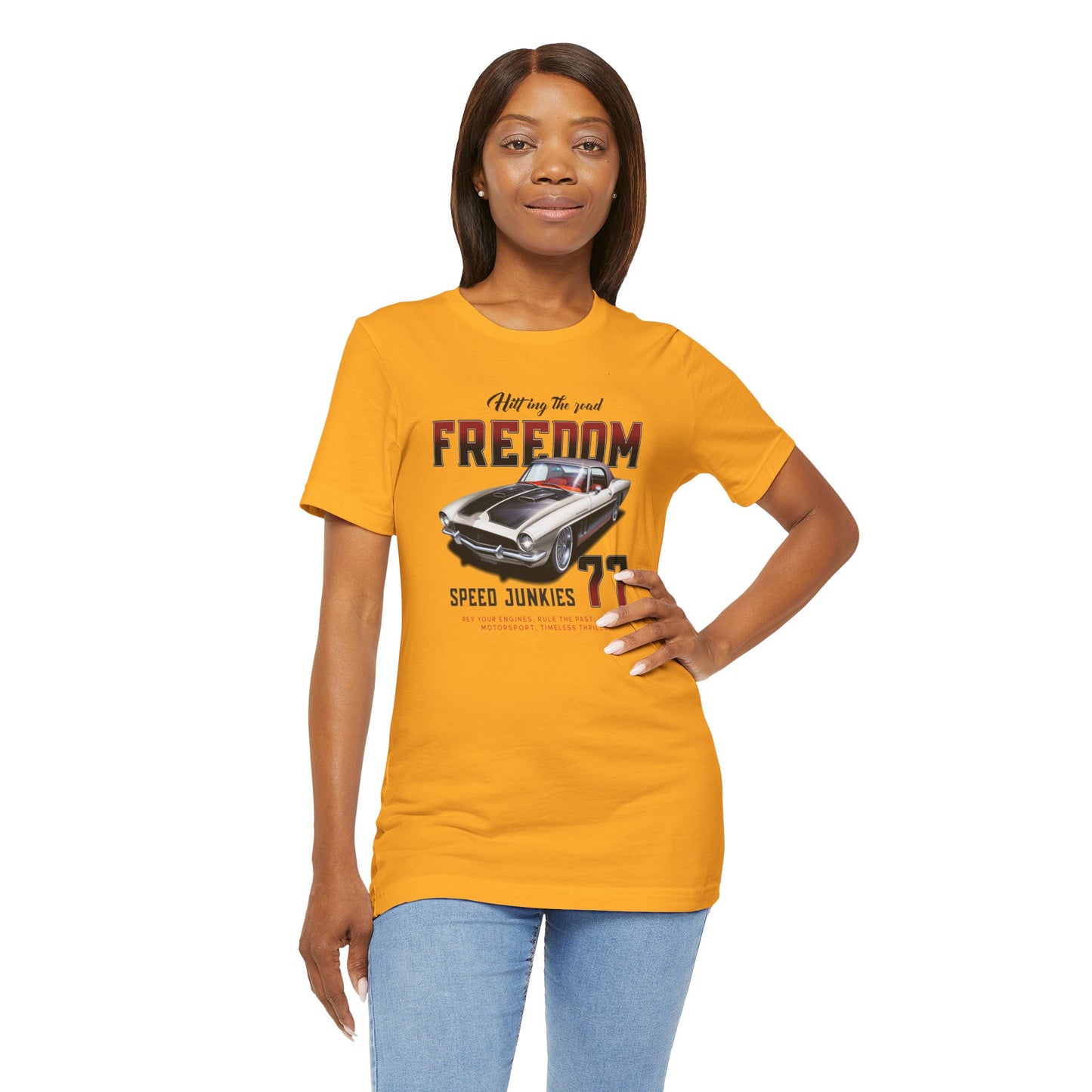 Hitting The Road Freedom Unisex Jersey Short Sleeve Tee