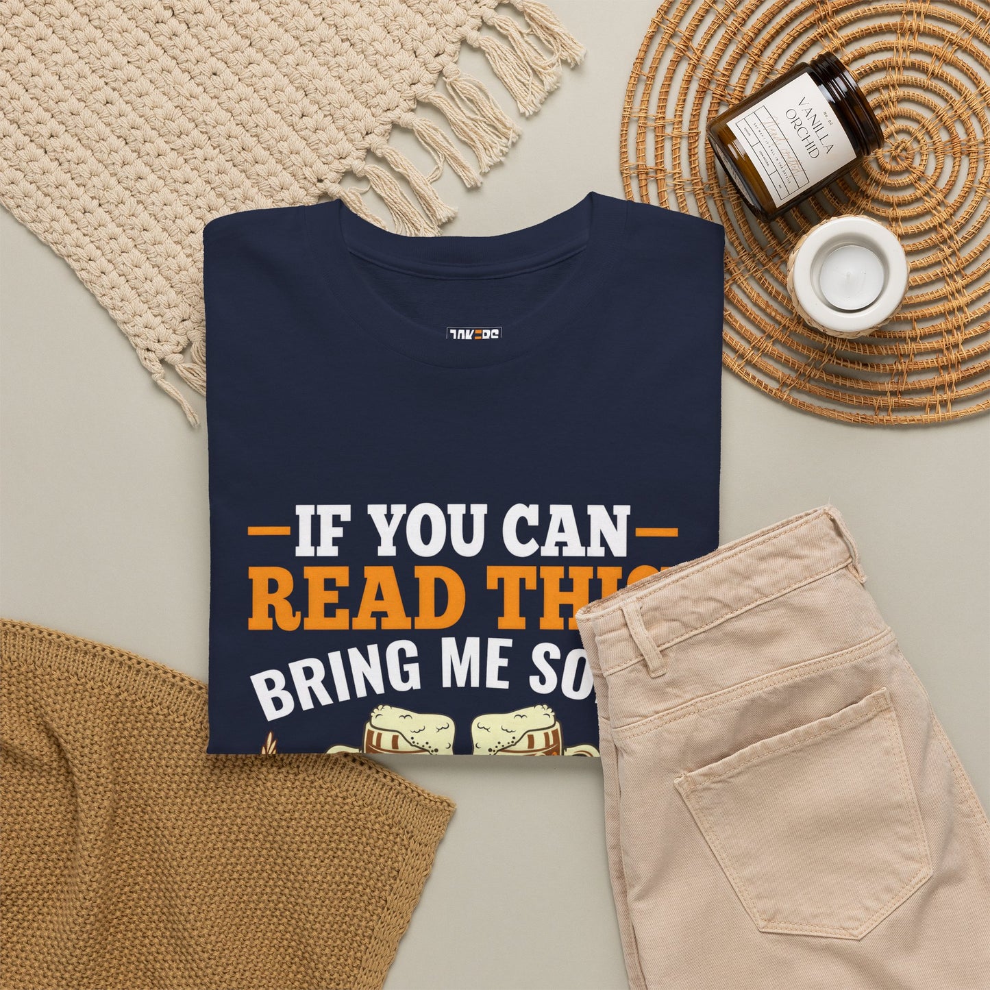 Funny Beer Slogan Tee, If You Can Read This