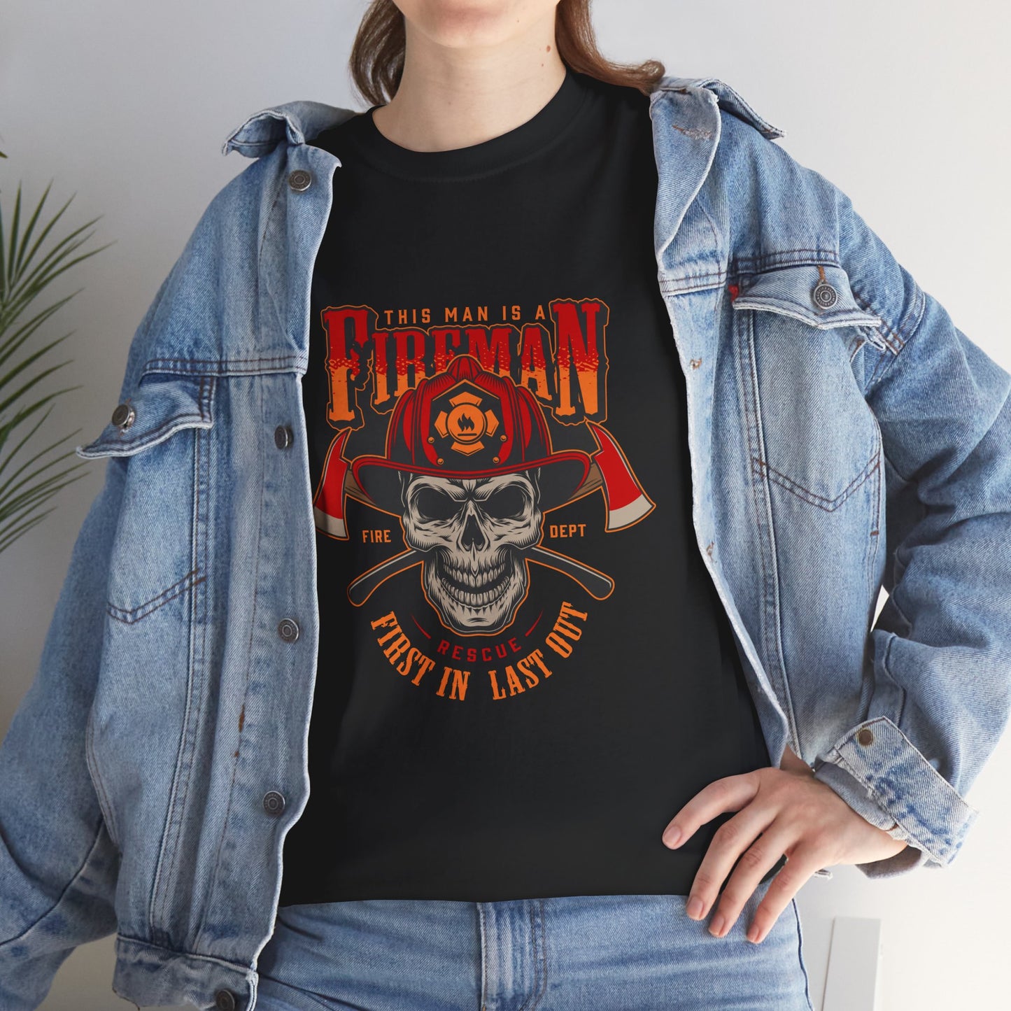 Fireman T-shirt, First In Last Out Tee