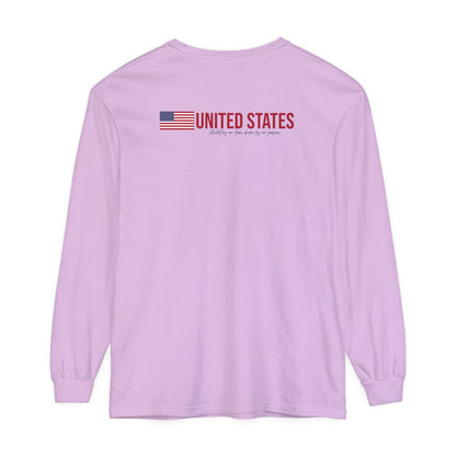 Patriotic Long Sleeve T-Shirt - One Nation, One Dream