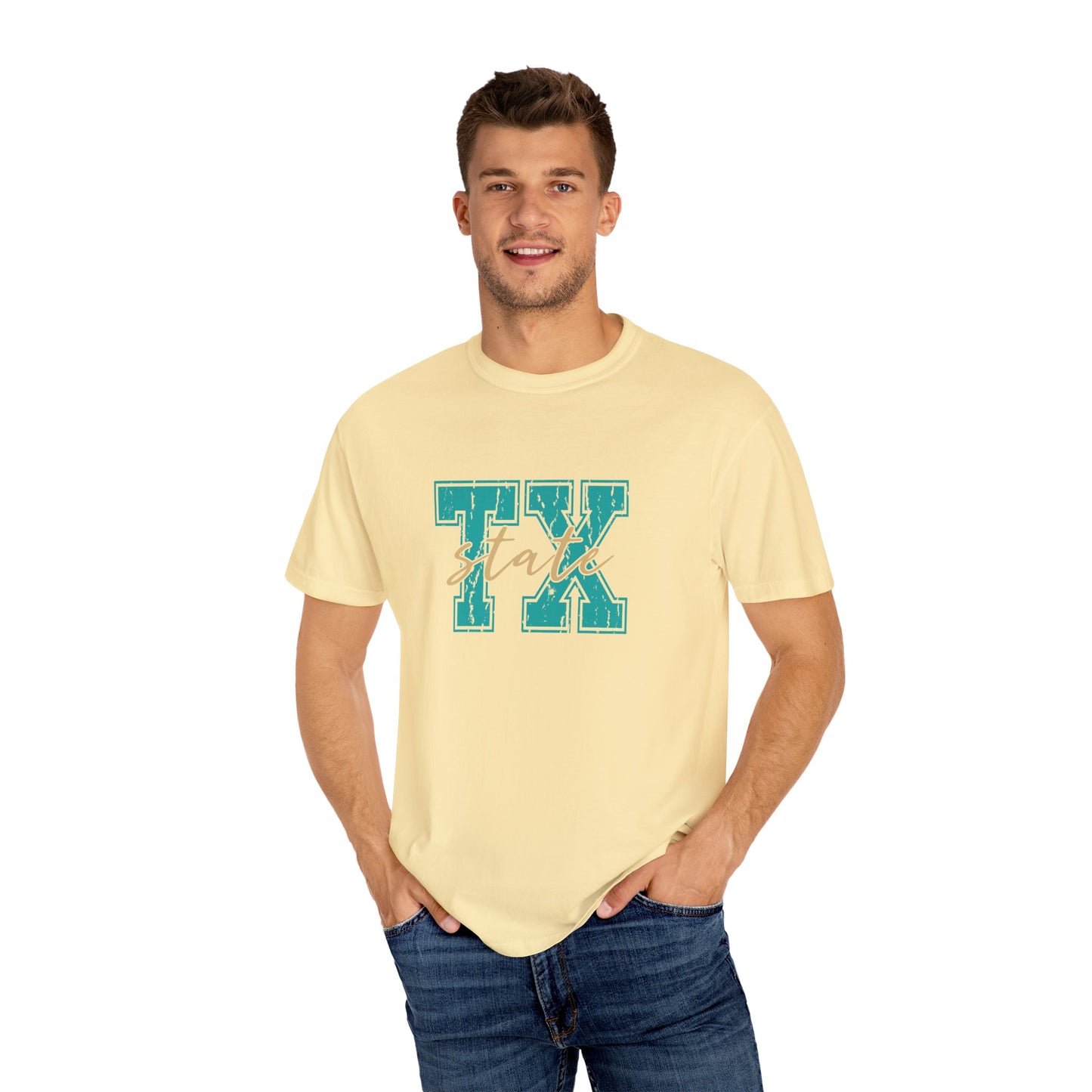 TX State Unisex Garment-Dyed T-shirt