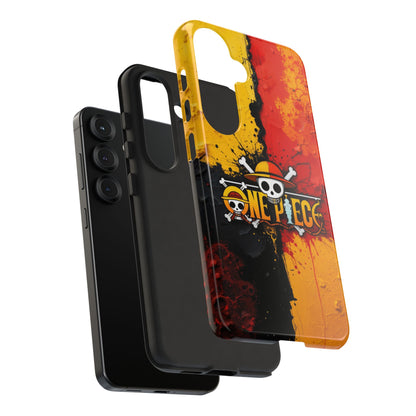 One Piece Samsung Tough Phone Case, Anime Vibrant Design