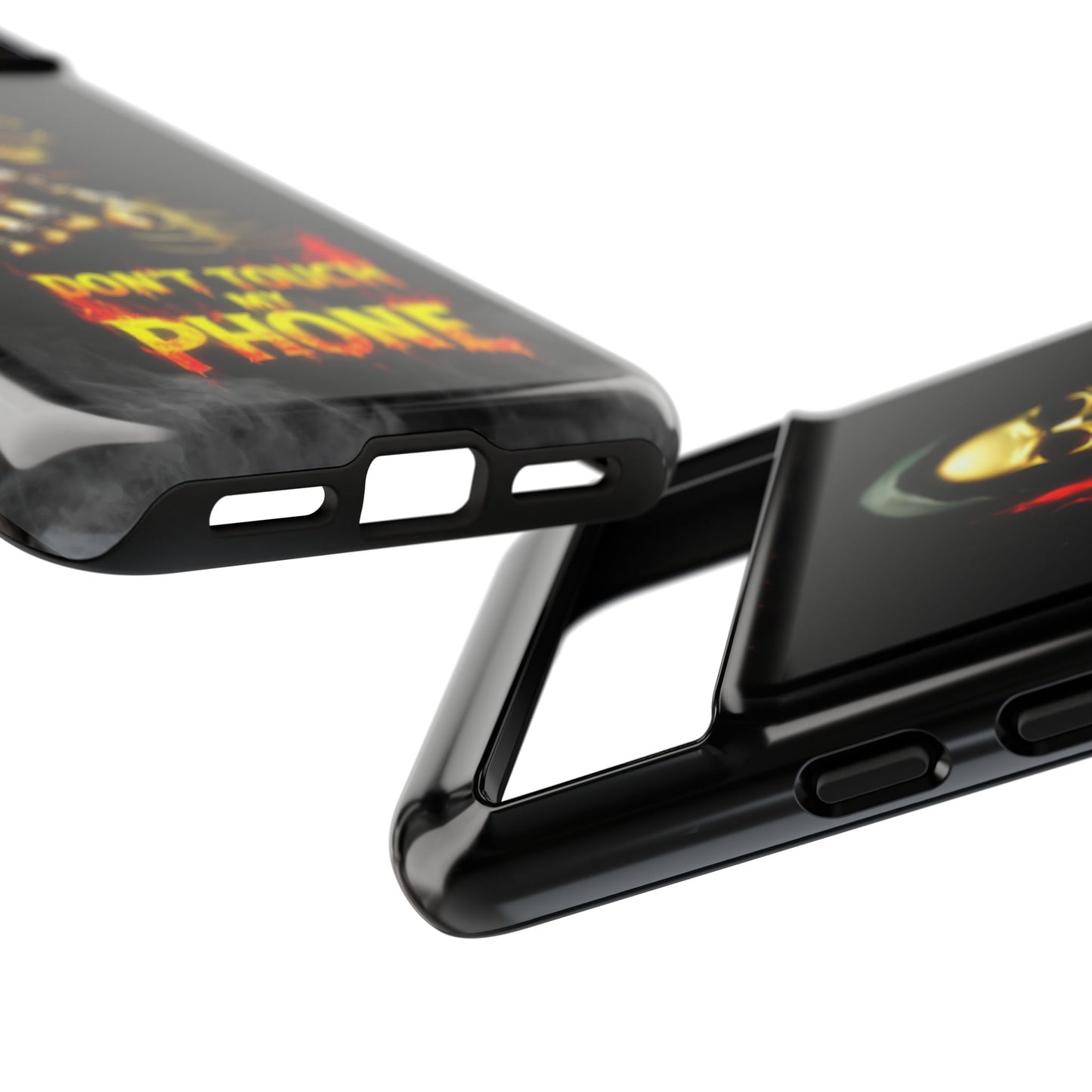 Skull Design Google Pixel Phone Case, Don't Touch My Phone Mobile Cover