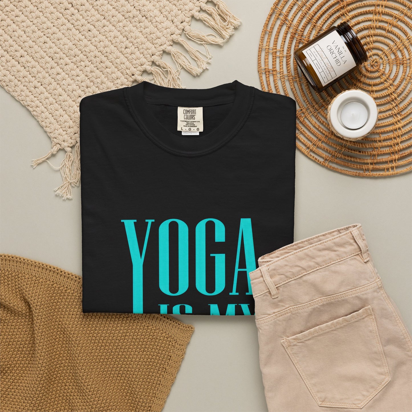 Yoga Is My Passion Unisex Garment-Dyed T-Shirt